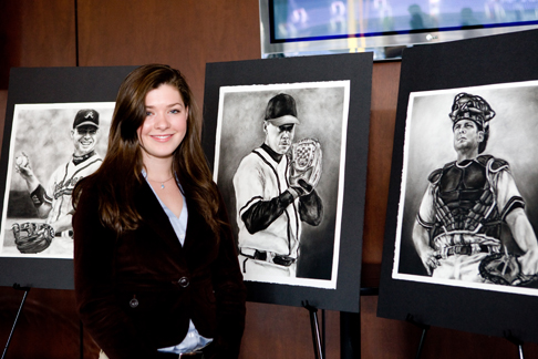 Lauren Lynn Creedon, Chipper Jones, Tom Glavine, Brian McCann